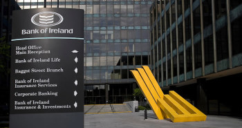 Bancos en la capital de Irlanda